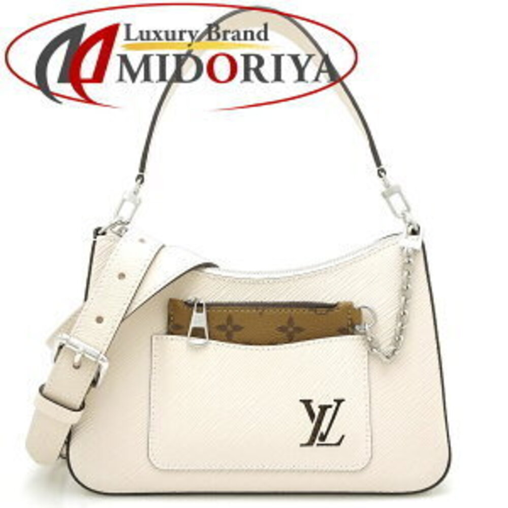 Louis Vuitton Epi Marelle Quartz Crossbody Bag White